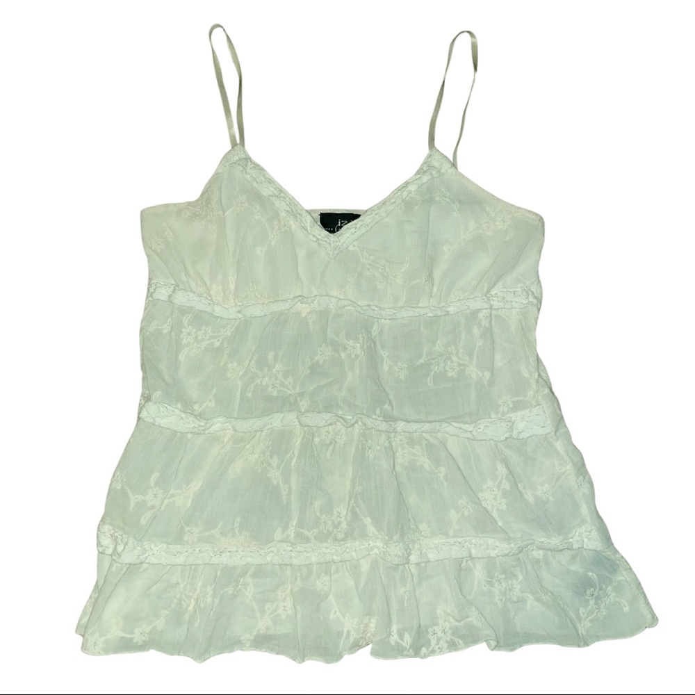 Boutique Style Cream Tank Top